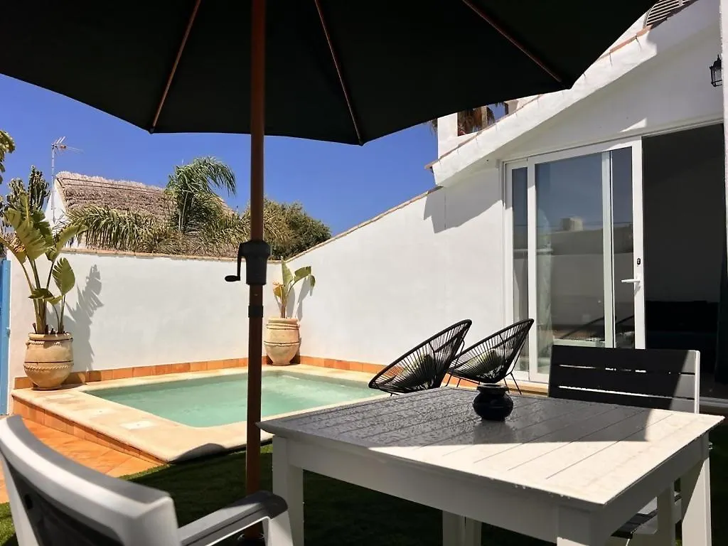 Casita Tierra Con Piscina Privada Y Cerca De Playa Villa El Palmar  Spain