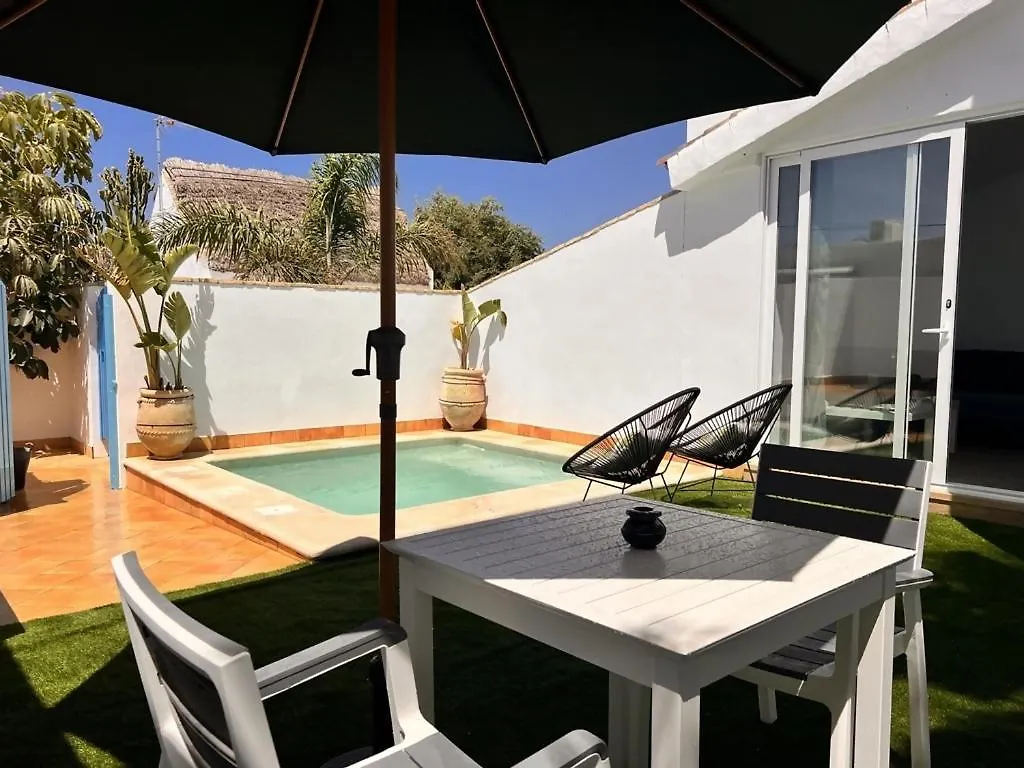 Casita Tierra Con Piscina Privada Y Cerca De Playa Villa El Palmar  0*, El Palmar (Andalucia) Spain